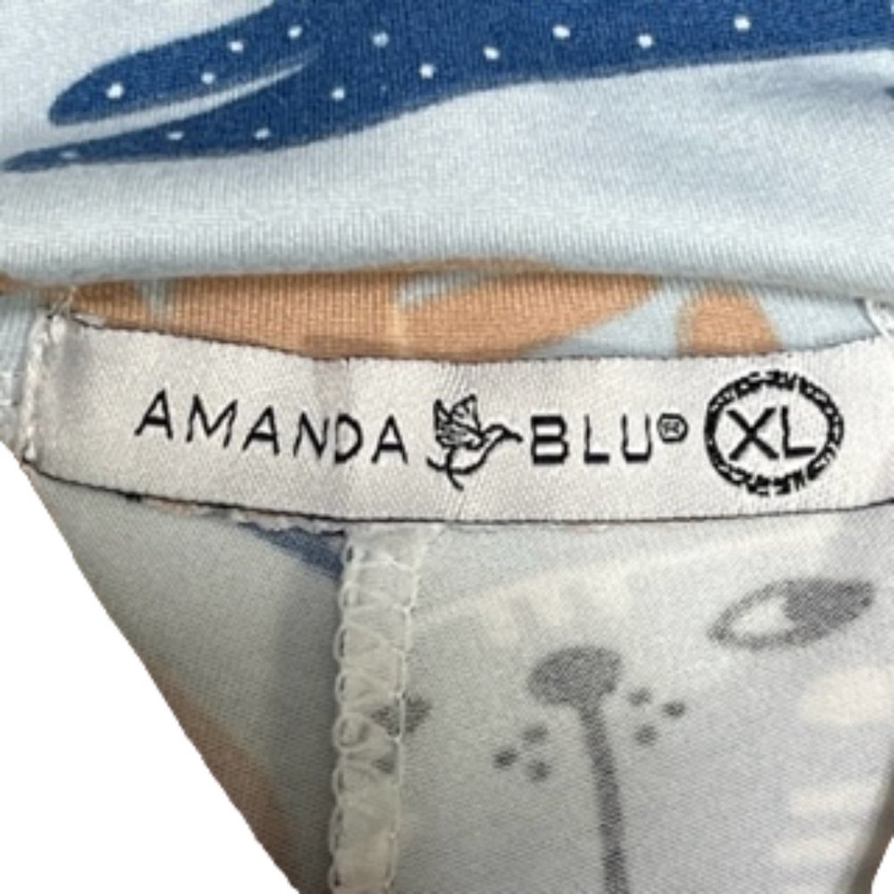 AMANDA BLU Cat Print Lounge P'Jama  Rama Pants Size XL NWT - Picture 4 of 11